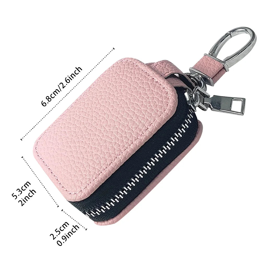 For AirPods Pro3 Leather zipper bag AirPods 4/Pro/Pro2 Universal zipper bag 2.6 inches long ×2 inches wide ×0.9 inches high