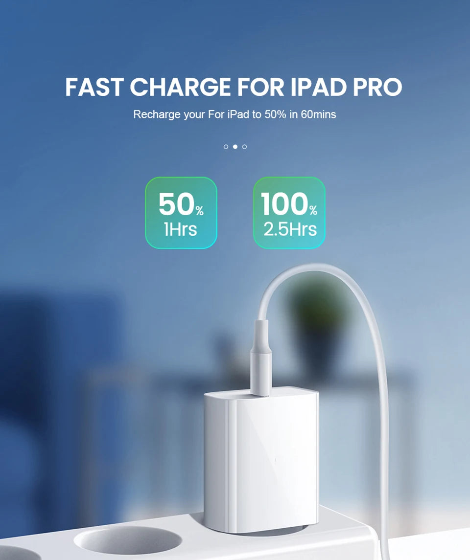 For iPhone ApexVolt 40W Dual PD Fast Charger – Ultra-Speed Type-C Wall Adapter