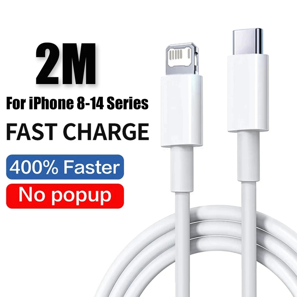 For iPhone ApexVolt 40W Dual PD Fast Charger – Ultra-Speed Type-C Wall Adapter