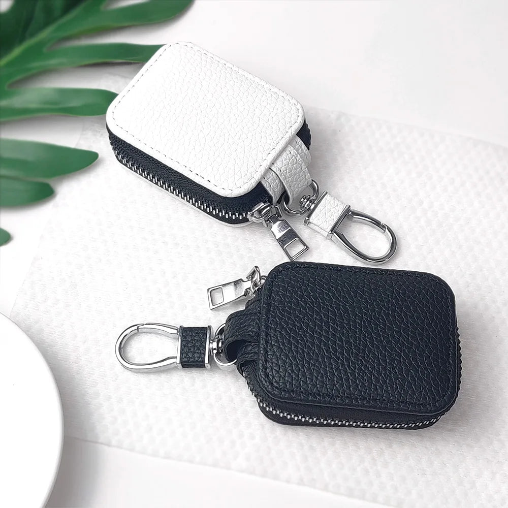 For AirPods Pro3 Leather zipper bag AirPods 4/Pro/Pro2 Universal zipper bag 2.6 inches long ×2 inches wide ×0.9 inches high