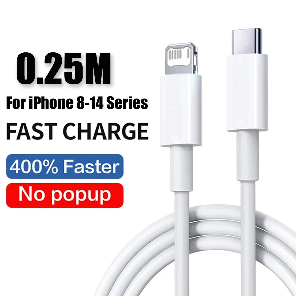 For iPhone ApexVolt 40W Dual PD Fast Charger – Ultra-Speed Type-C Wall Adapter