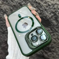 AegisShield MagSafe Case with Integrated Stand & Glass Lens Protector