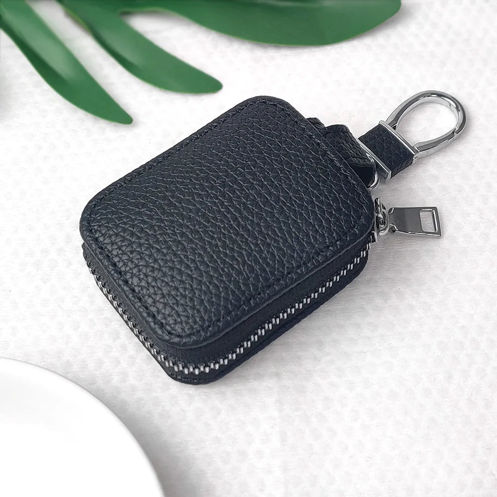 For AirPods Pro3 Leather zipper bag AirPods 4/Pro/Pro2 Universal zipper bag 2.6 inches long ×2 inches wide ×0.9 inches high