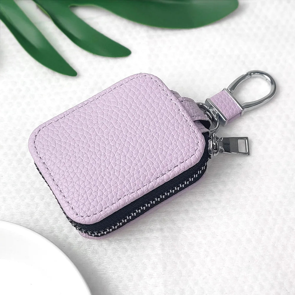 For AirPods Pro3 Leather zipper bag AirPods 4/Pro/Pro2 Universal zipper bag 2.6 inches long ×2 inches wide ×0.9 inches high