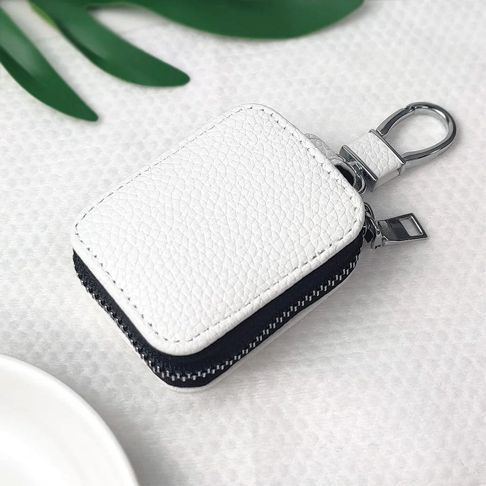 For AirPods Pro3 Leather zipper bag AirPods 4/Pro/Pro2 Universal zipper bag 2.6 inches long ×2 inches wide ×0.9 inches high